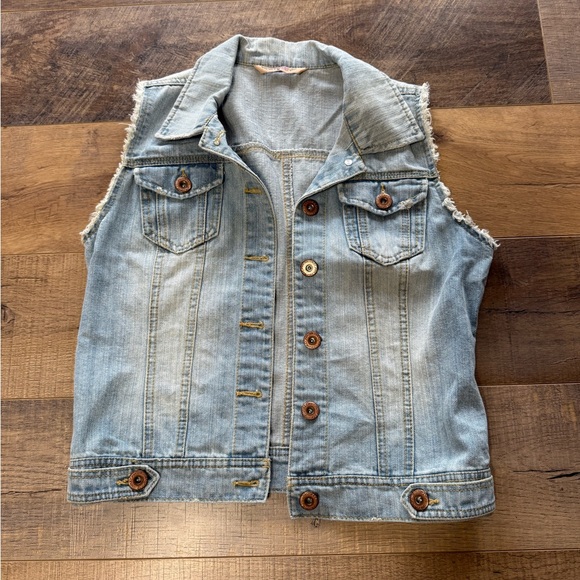 Highway Jeans Jackets & Blazers - Women's Highway Jeans brand Light Wash Denim Vest size medium